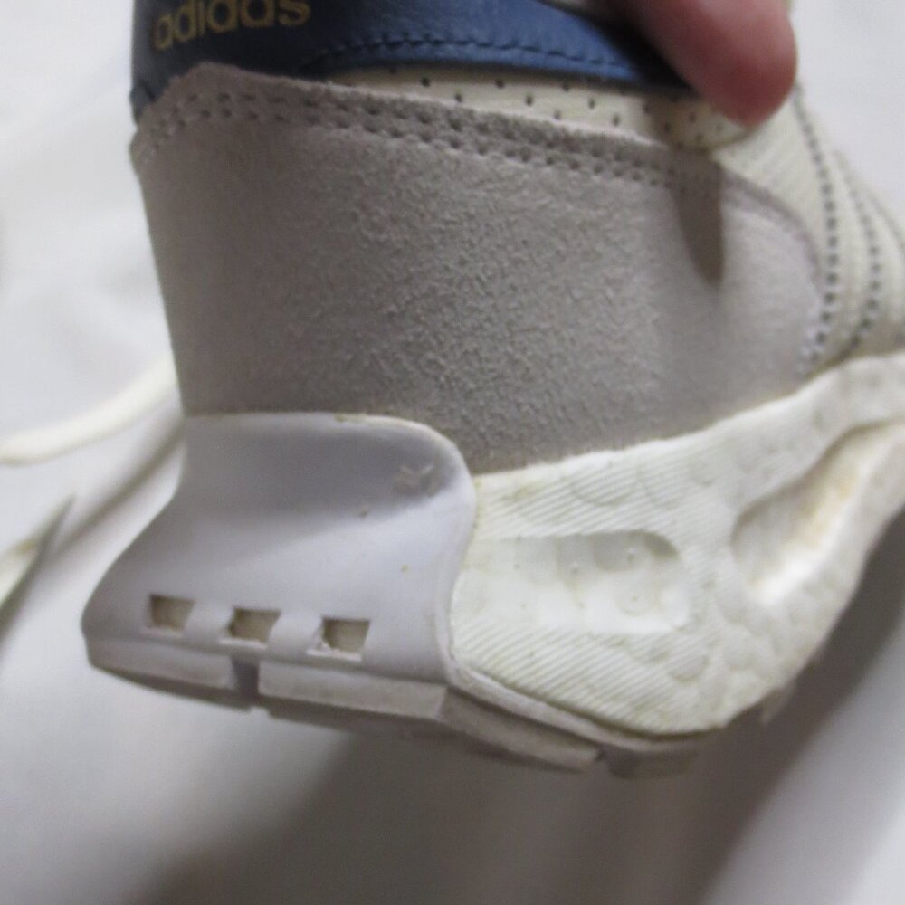 ADIDAS womens RETROPY E5 sneaker SHOE gray CREAM gold BOOST MIDSOLE retro 9.5 - Picture 10 of 13